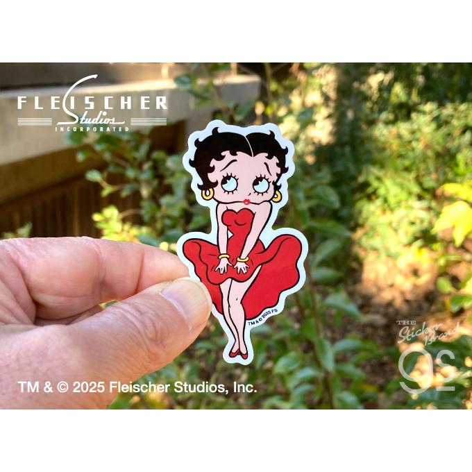 BETTY BOOP(TM) ダイカットステッカー ポーズ04 ベティー ブープ(TM