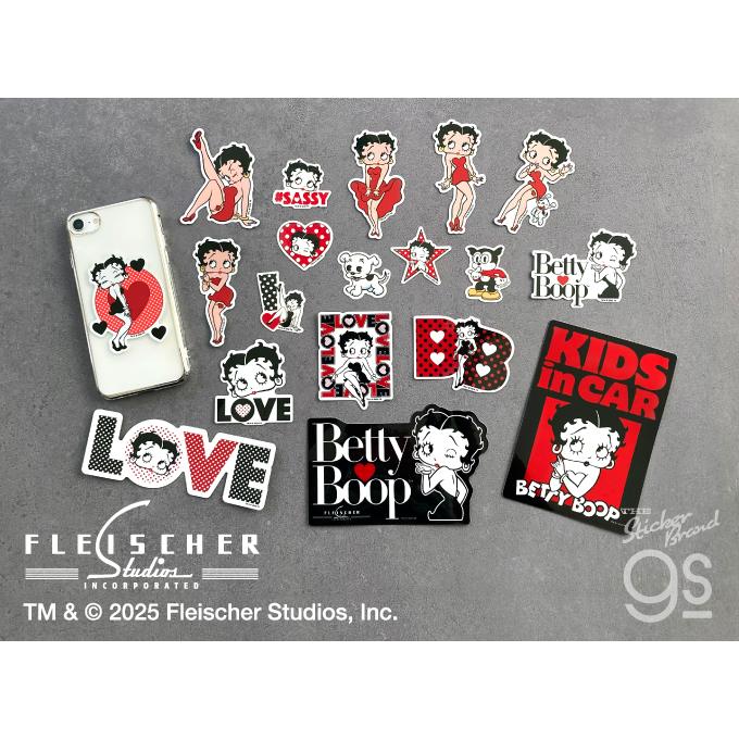 BETTY BOOP(TM) ダイカットステッカー ポーズ04 ベティー ブープ(TM