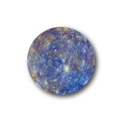 惑星缶バッジ 32mm 水星 マーキュリー Mercury CBWS04 缶バッジ 宇宙
