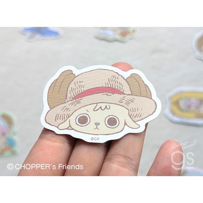 CHOPPER's ダイカットクロスステッカー 叫び トニートニー・チョッパー