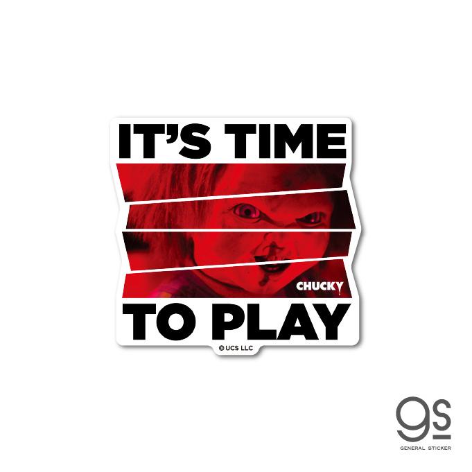 チャッキーステッカー IT'S TIME TO PLAY 映画 チャイルド・プレイ