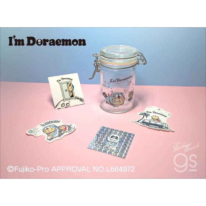 I'm Doraemon クリアステッカー 夜空 ドラえもん スマホ 手帳 雑貨