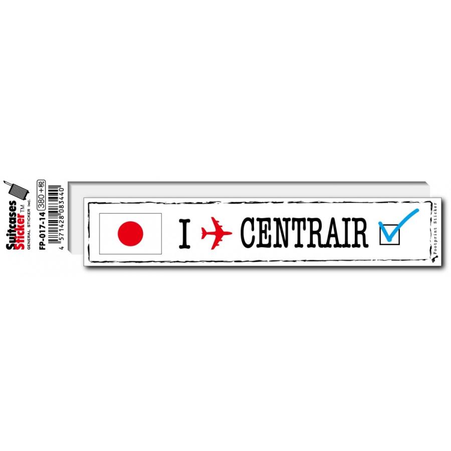 フットプリントステッカー FP017-14 セントレア CENTRAIR スーツケース