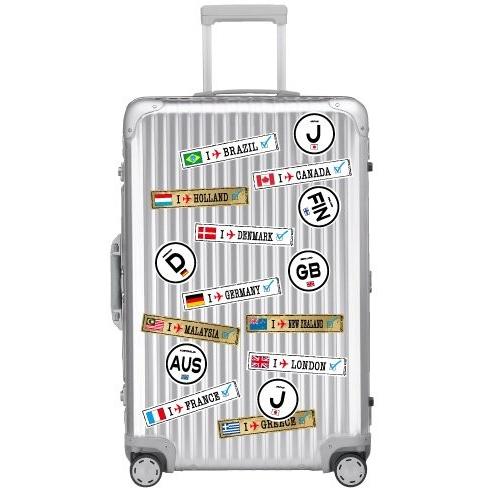 フットプリントステッカー FP077 フィジー FIJI スーツケース