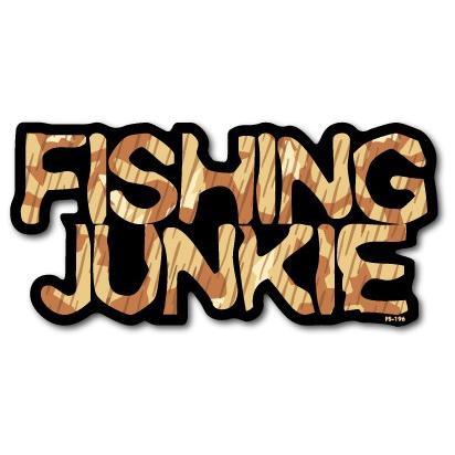釣りステッカー フィッシングジャンキー FISHING JUNKIE 02 FS196
