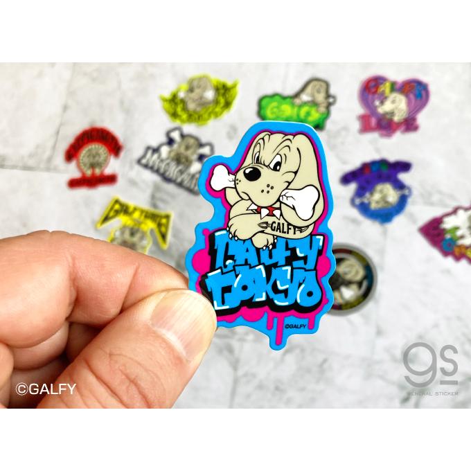 GALFY ダイカットミニステッカー ピストル ガルフィー ファッション ストリート 犬 ヤンキー 不良 ブランド カルチャー gs 公式グッズ GAL-043｜we-love-sticker｜02