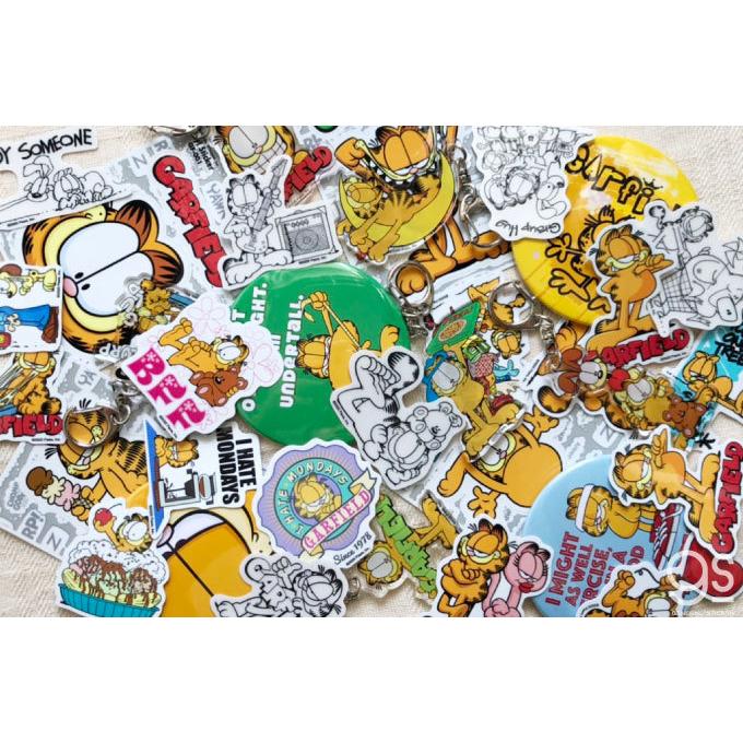 通販限定デザイン ガーフィールド キャラクターステッカー エンブレム