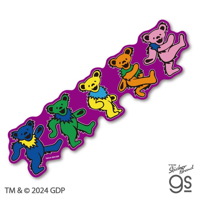 GRATEFUL DEAD ビッグサイズステッカー DANCING BEARS サークル