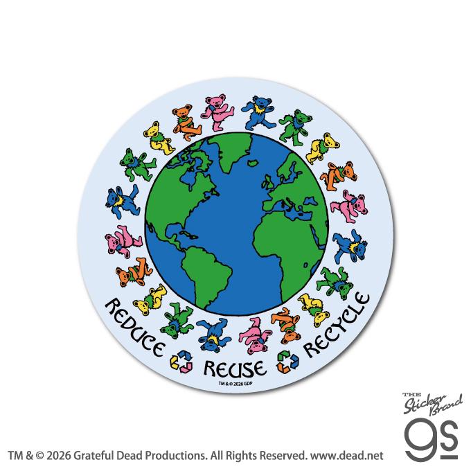 GRATEFUL DEAD ビッグサイズステッカー 3R グレイトフルデッド ロック