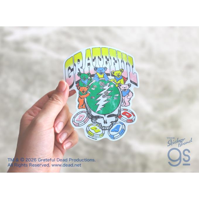 GRATEFUL DEAD ビッグサイズステッカー 3R グレイトフルデッド ロック