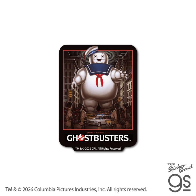 ゴーストバスターズ ダイカットステッカー ポスターアート 映画 Ghostbusters コメディ SF アメリカ gs 公式グッズ ...