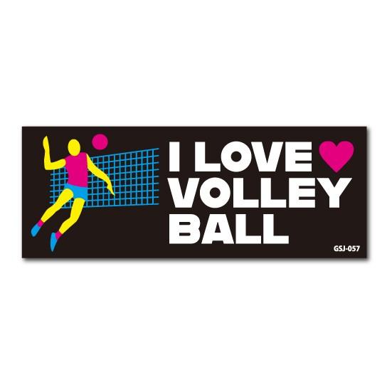 アイラブスポーツステッカー I LOVE バレーボール 競技 GSJ057