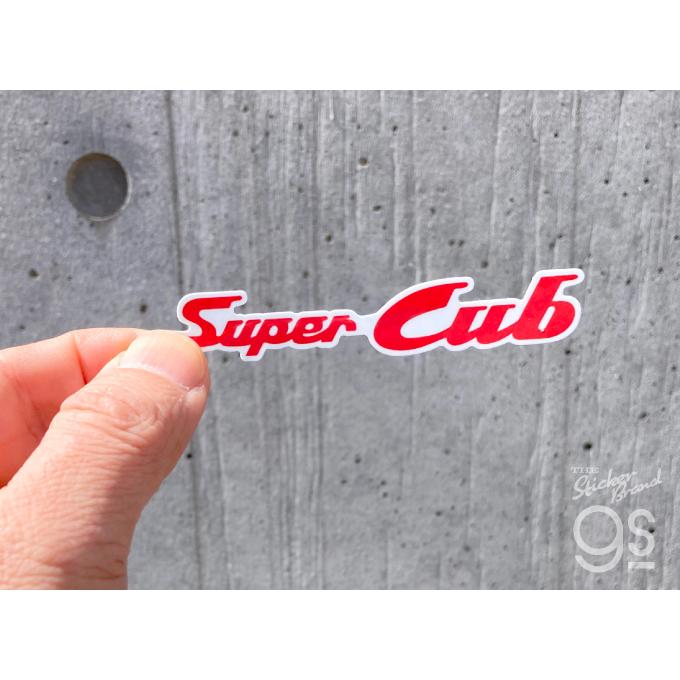 Honda ダイカットステッカー スーパーカブ ロゴ レッド コレクション