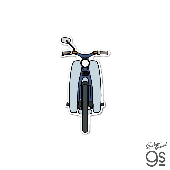 Honda ダイカットステッカー スーパーカブ 正面イラスト コレクション