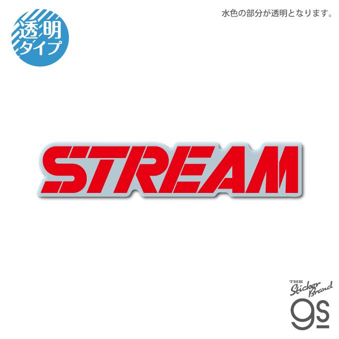 Honda ロゴ ダイカットクリアステッカー STREAM コレクション バイク