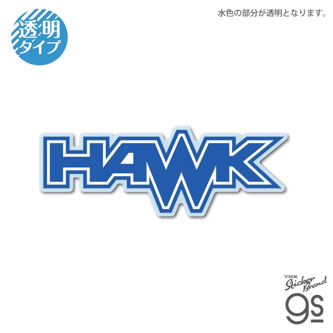 Honda ロゴ ダイカットクリアステッカー HAWK コレクション バイク