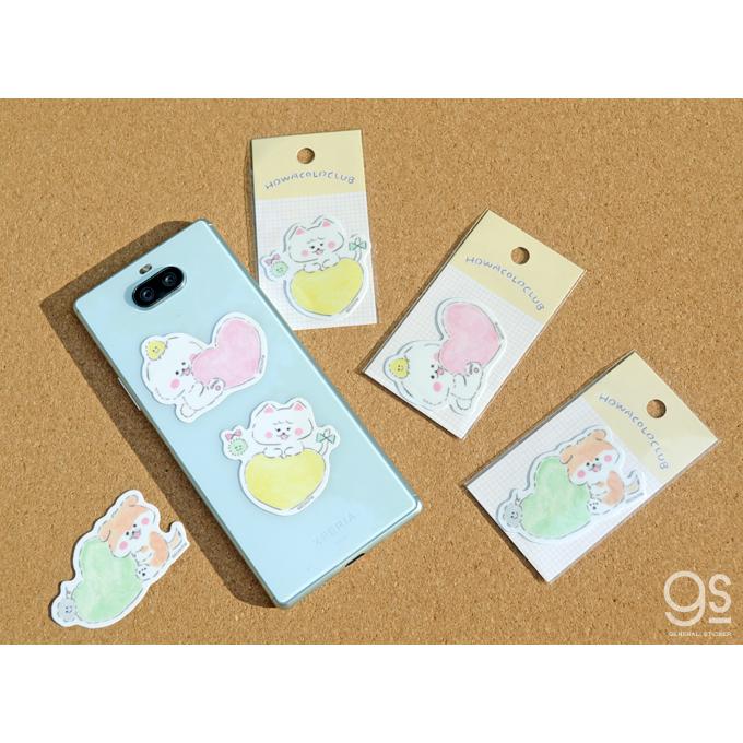 ほわころくらぶ しばころちゃん ハート キャラクターステッカー 漫画  