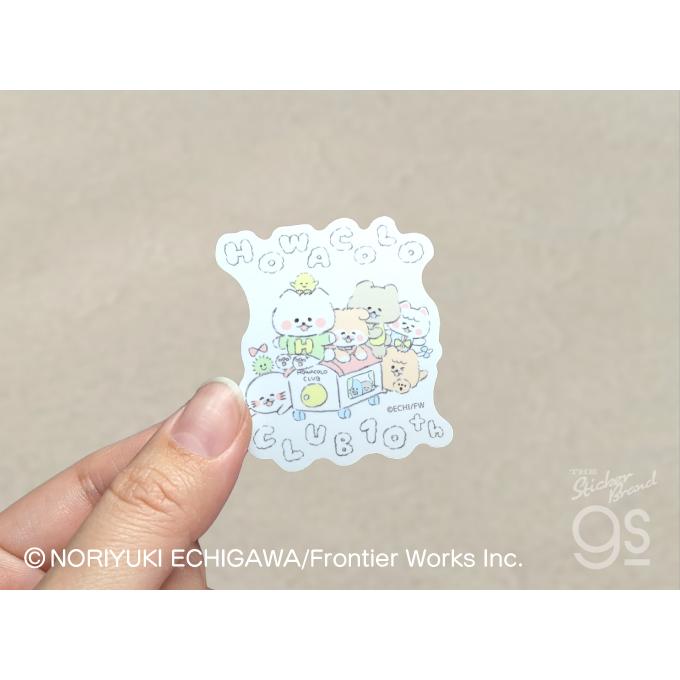ほわころくらぶ ダイカットステッカー 10th ほわころちゃん 10周年
