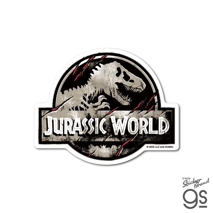 ジュラシック・ワールド ダイカットステッカー JURASSIC WORLD ロゴ01