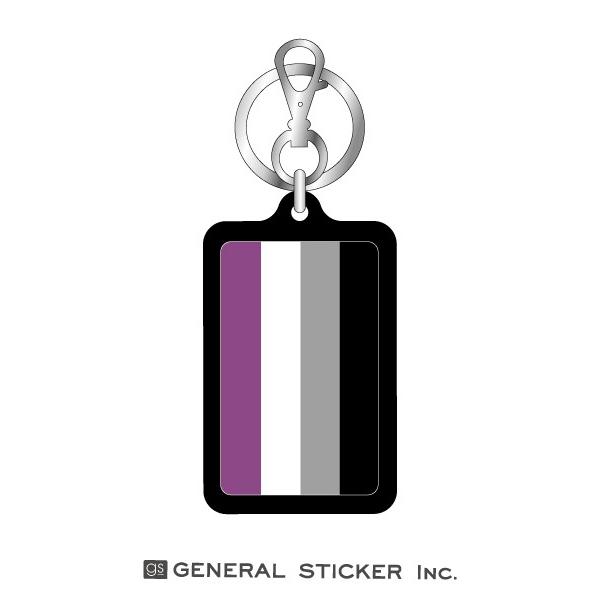 Asexual アセクシュアル エイセクシュアル 無性愛 キーホルダー カラーは2色 ジェンダーシリーズ Lgbtq フラッグ Ksk474 応援 支援 Gs グッズ K Sk474 ゼネラルステッカー 通販 Yahoo ショッピング