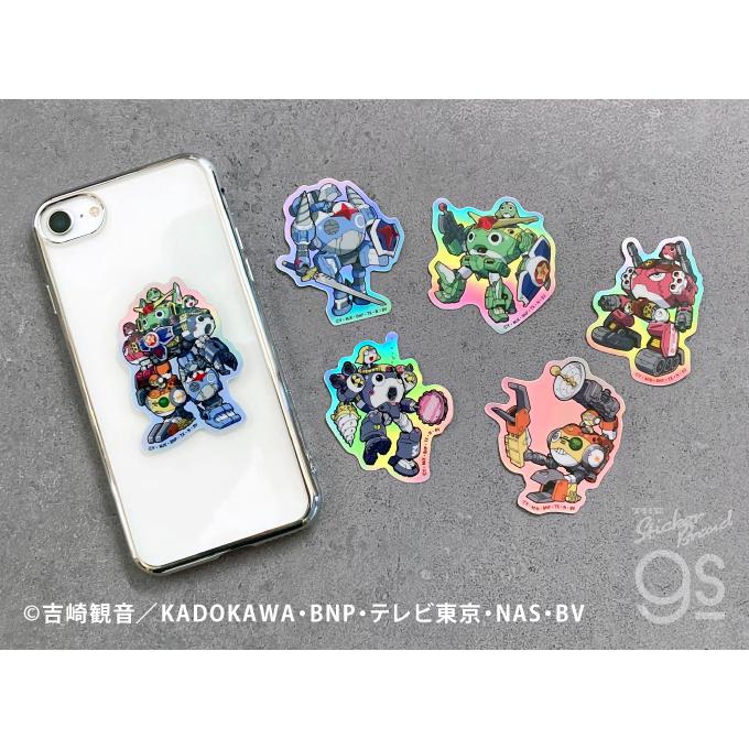 ケロロ軍曹 ホログラムステッカー 究極合神ゴッドケロン アニメ 漫画