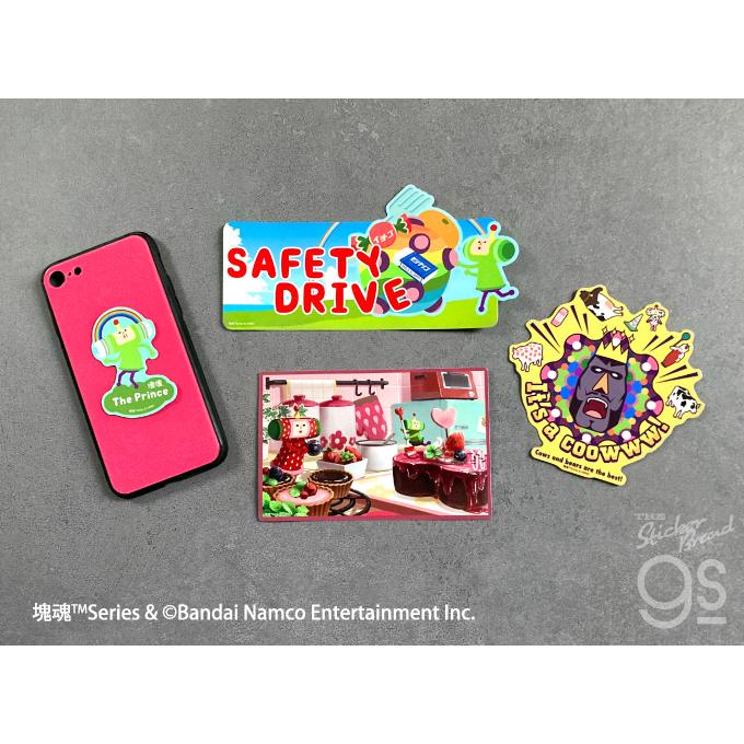塊魂 ビッグサイズステッカー SAFETY DRIVE ゲーム 車 ワンス・アポン
