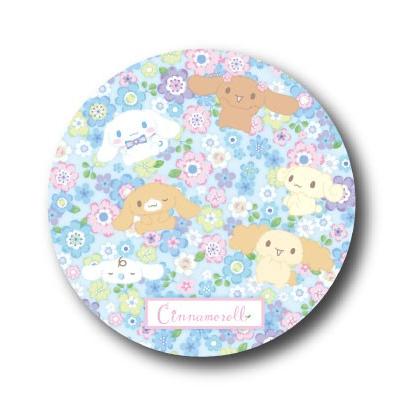 ふわふわ　メジロ　　缶バッジ LCB303 シナモロール 76mm ふわふわ缶バッジ02 Cinnamoroll ふわふわ