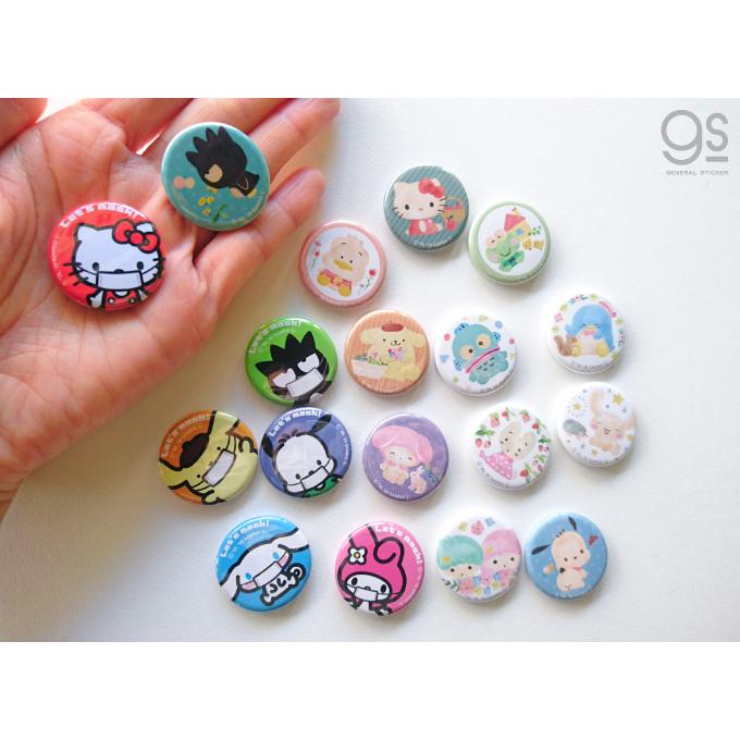 マイメロディ キャラクター缶バッジ サンリオ レトロ かわいい 32mm