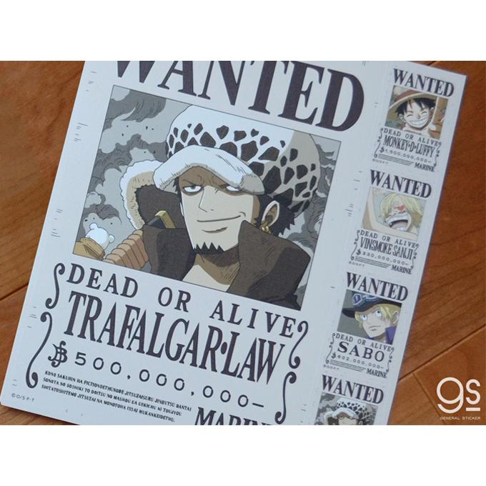 ワンピース 手配書 ロー ビックウォールステッカー One Piece マンガ アニメ キャラクターステッカー インテリア デコレーション Lcs1197 Gs 公式グッズ Lcs 1197 ゼネラルステッカー 通販 Yahoo ショッピング