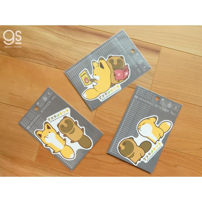 未使用【海外ステッカー他】80サイズ発送 人物ステッカー 黒いたぬき まとめ売り ステッカー＆マグネットステッカー☆第一弾☆販売中 | 動物