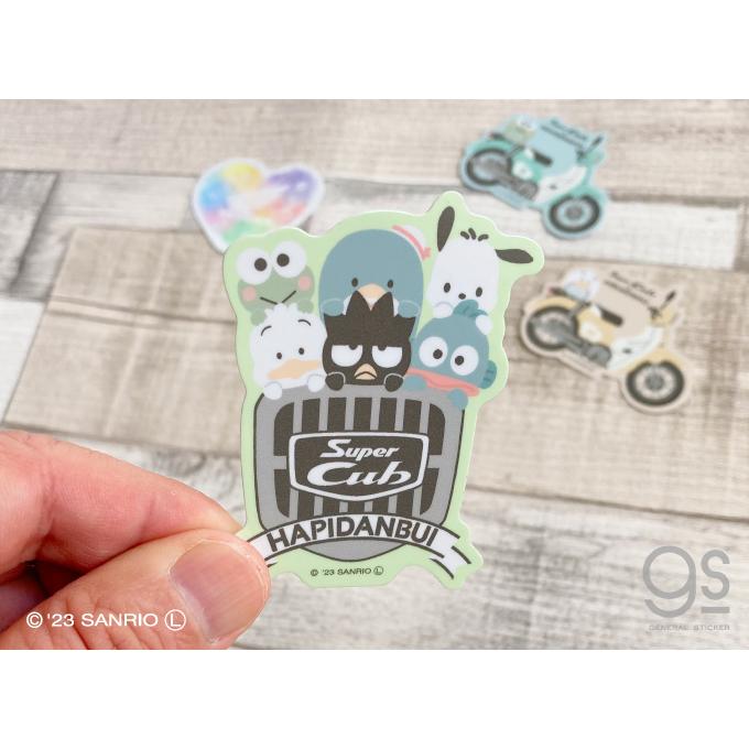 はぴだんぶい×Super Cub ダイカットステッカー タキシードサム