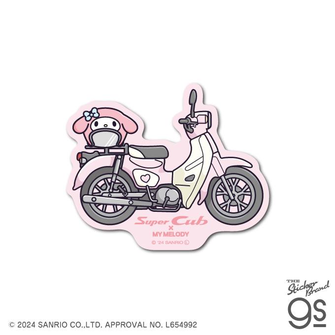 Super Cub×サンリオキャラクターズ ステッカー マイメロディ01