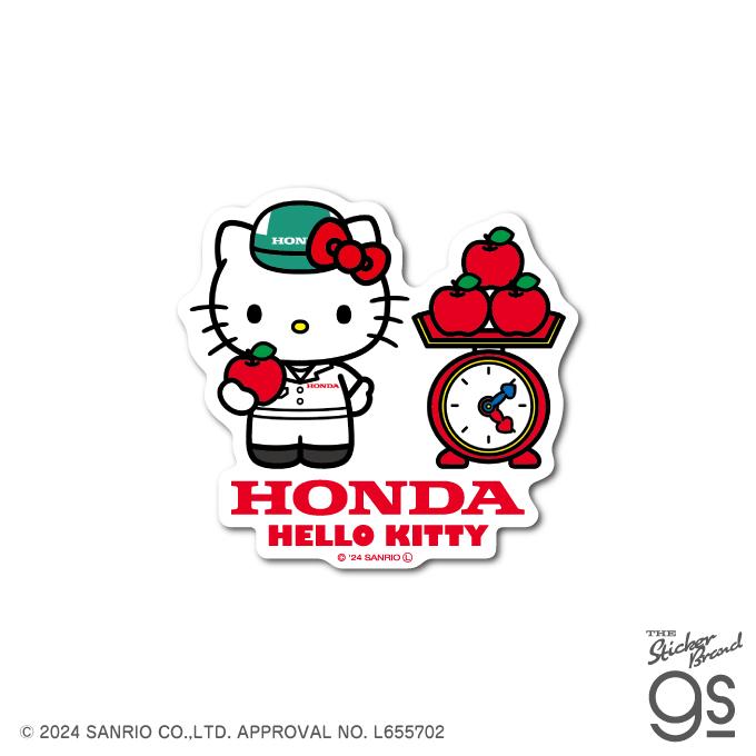 Honda×ハローキティ ダイカットステッカー 計量 可愛い sanrio Honda×ハローキティ ダイカットステッカー 計量 可愛い sanrio