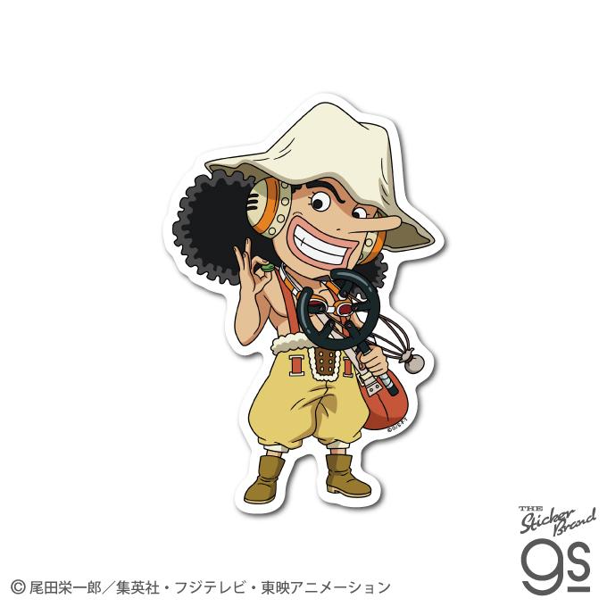 ワンピース ウソップ デフォルメ キャラクター ダイカットステッカー