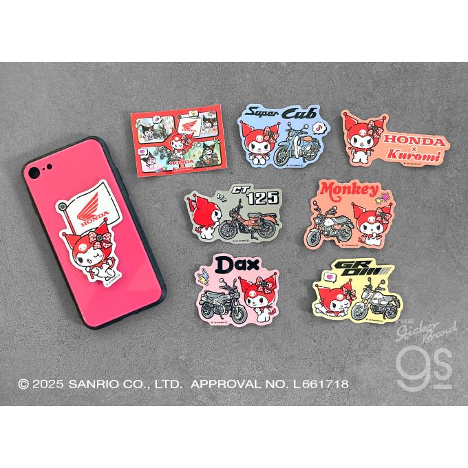 Honda×KUROMI ダイカットステッカー CT125 サンリオ クロミ sanrio