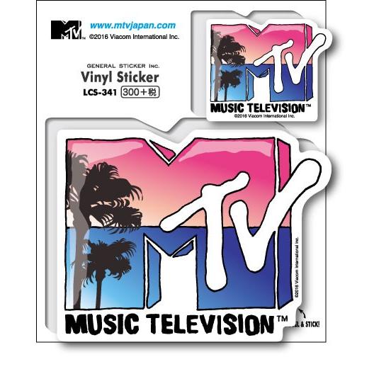 MTV ロゴ ステッカー カリフォルニア サンセット LCS341 音楽