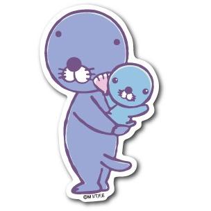 ぼのちゃんステッカー おんぶ ぼのぼの BONOBONO LCS973 アニメ