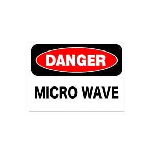SECURITYステッカー MD014 危険 マイクロ波