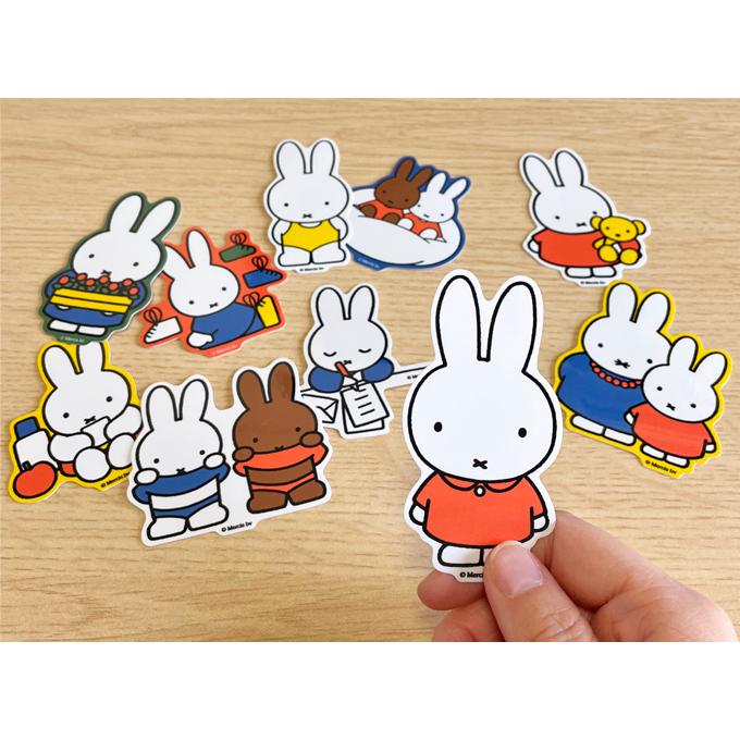miffy ミッフィー お花 キャラクターステッカー 絵本 イラスト
