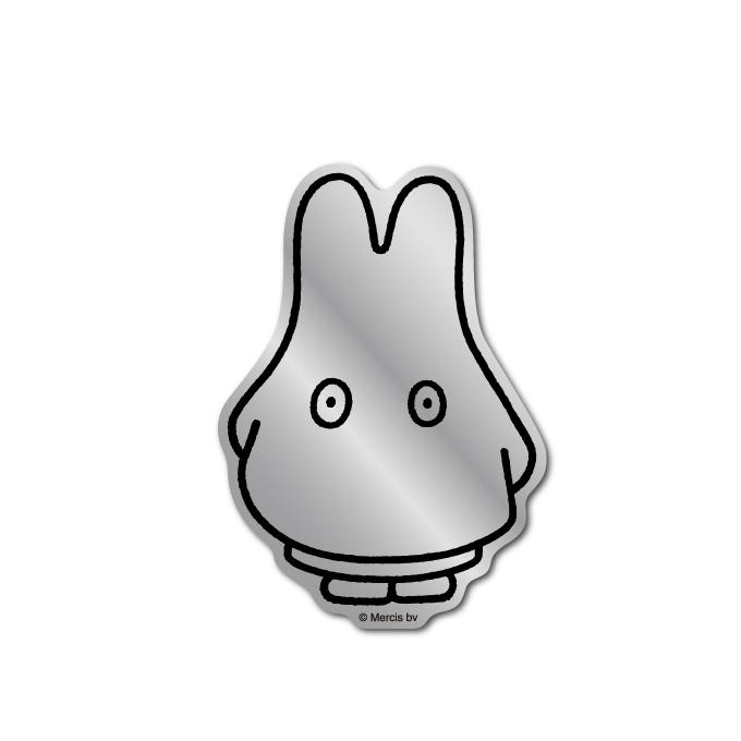 Miffy ミッフィー おばけ シルバー 鏡面タイプ キャラクターステッカー 絵本 イラスト かわいい こども うさぎ うさこちゃん 人気 Mif015 Gs 公式グッズ Mif 015 ゼネラルステッカー 通販 Yahoo ショッピング