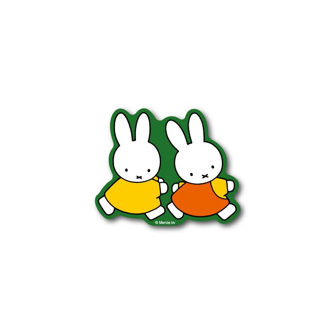 miffy ダイカットビニールミニステッカー おいかけっこ キャラクター