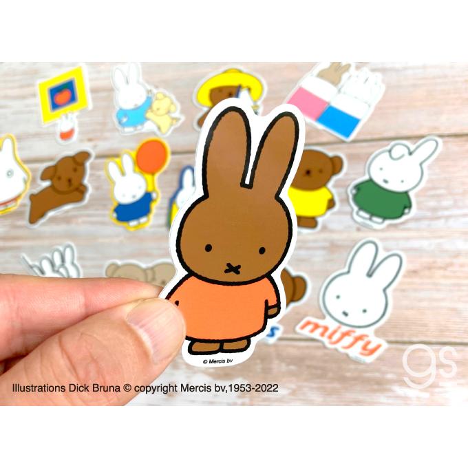 miffy ダイカットビニールステッカー 風船 キャラクターステッカー