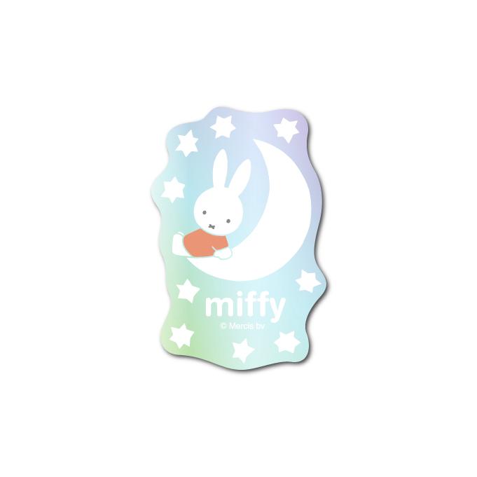 miffy ホログラムステッカー お月さま キャラクター 絵本 イラスト