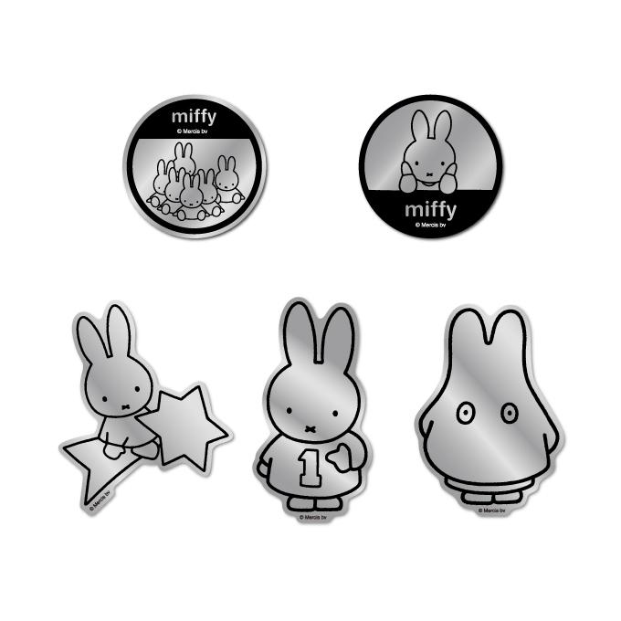 全5種セット Miffy ミッフィー シルバー 鏡面タイプ キャラクターステッカー まとめ買い 絵本 イラスト かわいい こども うさぎ うさこちゃん Mifset02 Mif Set02 ゼネラルステッカー 通販 Yahoo ショッピング