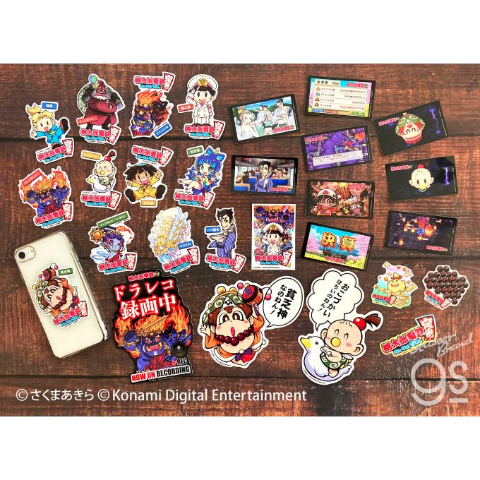 15種セット 桃太郎電鉄 名場面ステッカー キャラクター イラスト 桃鉄