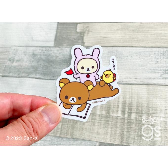 3枚セット リラックマ ステッカーパックミニ ハート かわいい