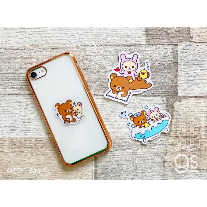 3枚セット リラックマ ステッカーパックミニ ハート かわいい