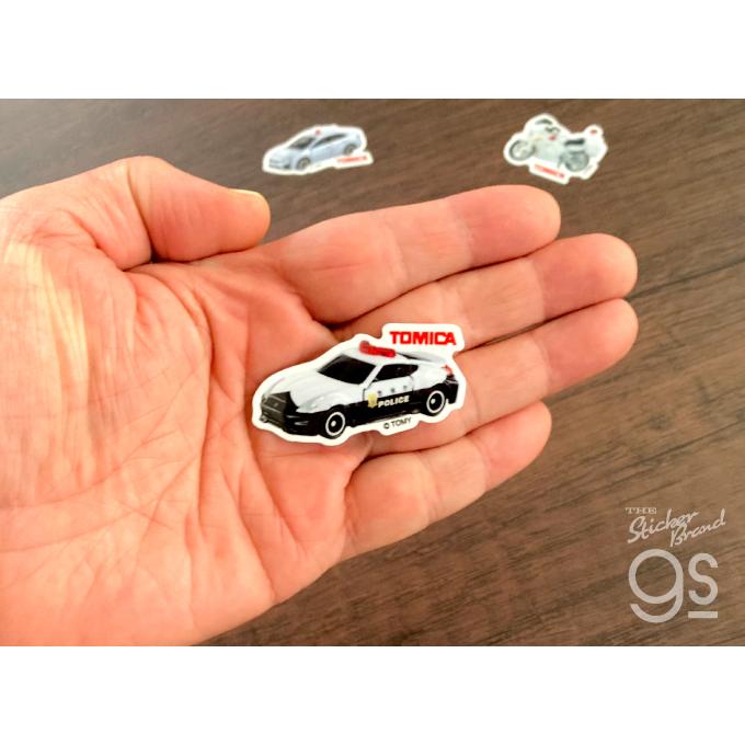 3枚セット トミカ ステッカーパックミニ パトロールカーセット TOMICA