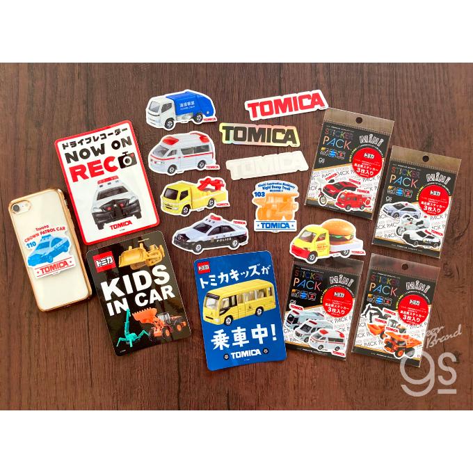 3枚セット トミカ ステッカーパックミニ パトロールカーセット TOMICA