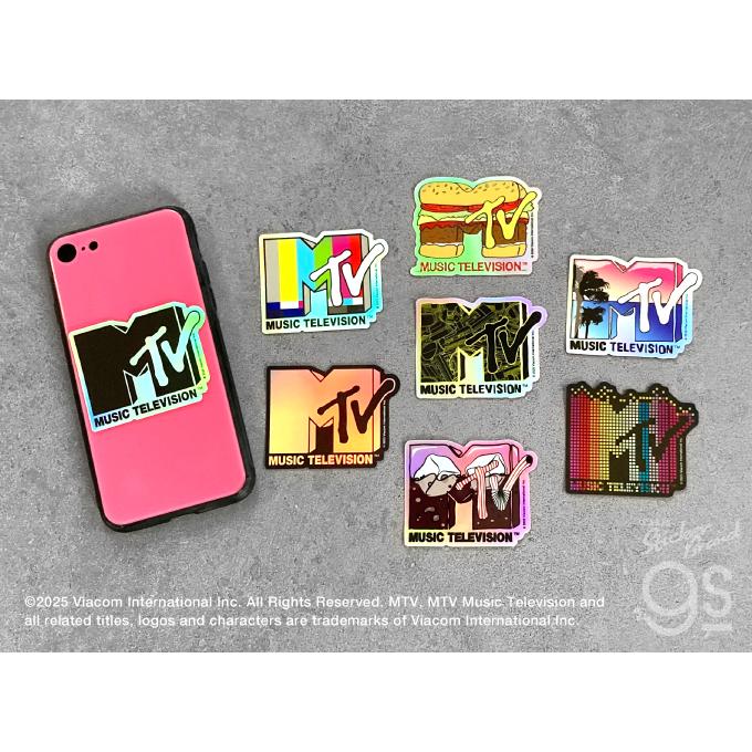 MTV ホログラムステッカー03 ロゴ ミュージック 音楽 アメリカ スマホ